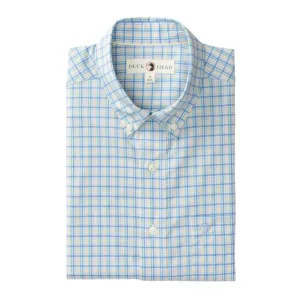 Performance Poplin Sport Shirt (Bradley Plaid - Faded Peach)