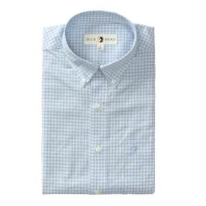 Performance Poplin Sport Shirt (Walton Gingham - Zen Blue)