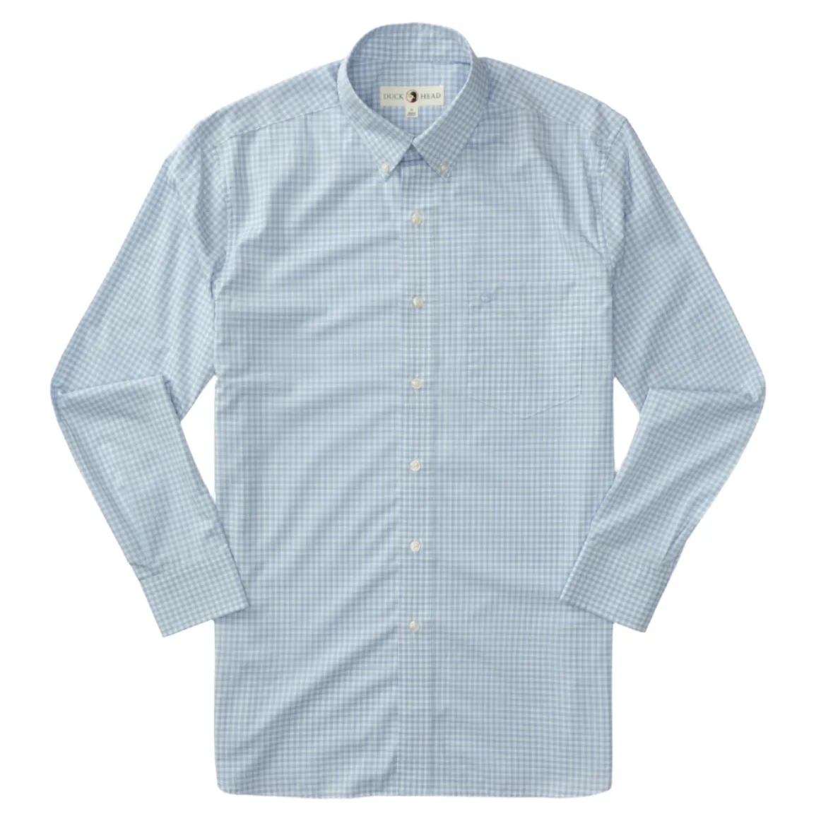 Performance Poplin Sport Shirt (Walton Gingham - Zen Blue)
