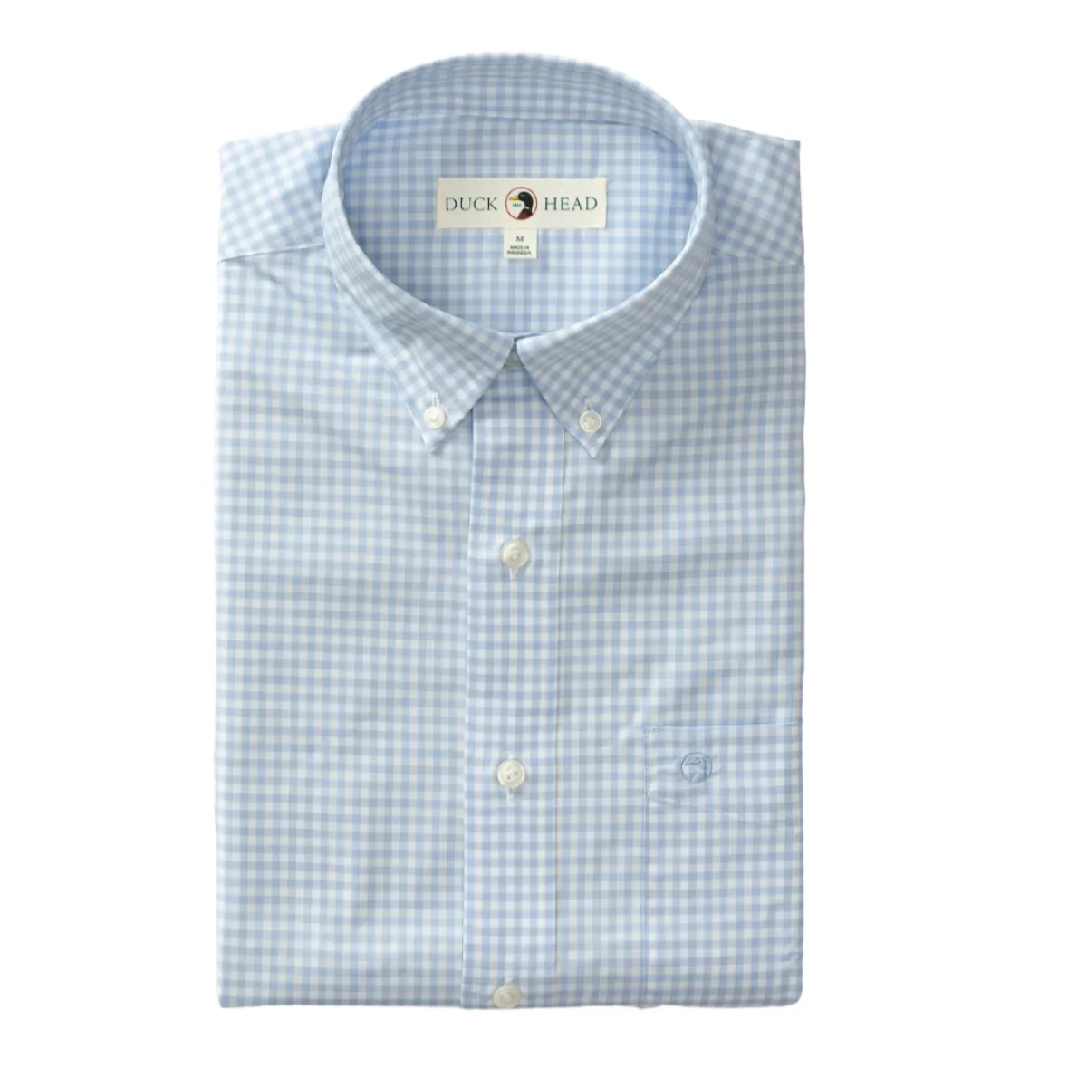 Performance Poplin Sport Shirt (Walton Gingham - Zen Blue)