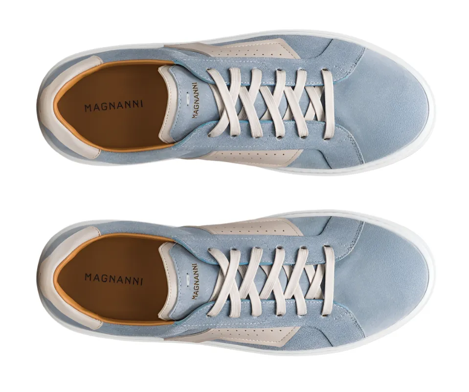 Phoenix Sneaker (Sky Blue Suede/Cream)