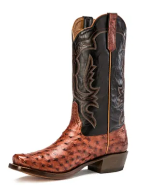 Rios Almond Americano Full Quill Ostrich Boot