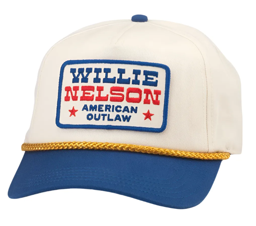 Roscoe Hat - Willie Nelson (Ivory/Royal)
