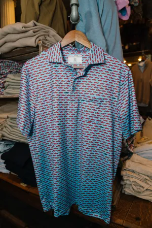 Shark Polo (Powder Blue)