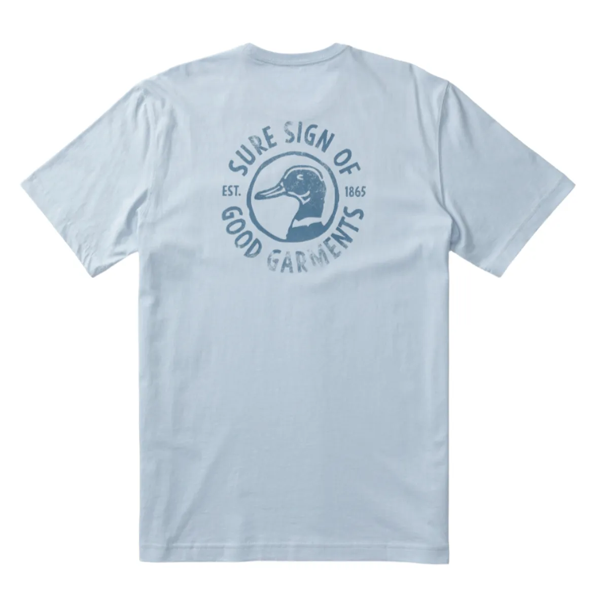 Sure Sign Short Sleeve T-Shirt (Light Blue)