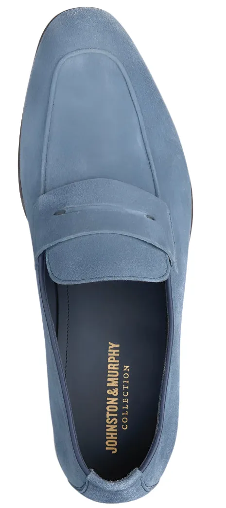 Taylor Penny Loafer (Denim Italian Suede)
