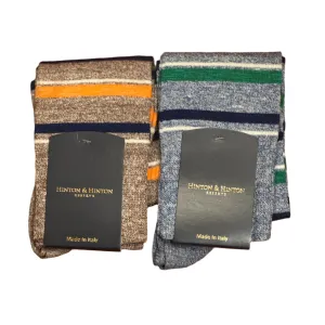 Tri Color Stripe Socks