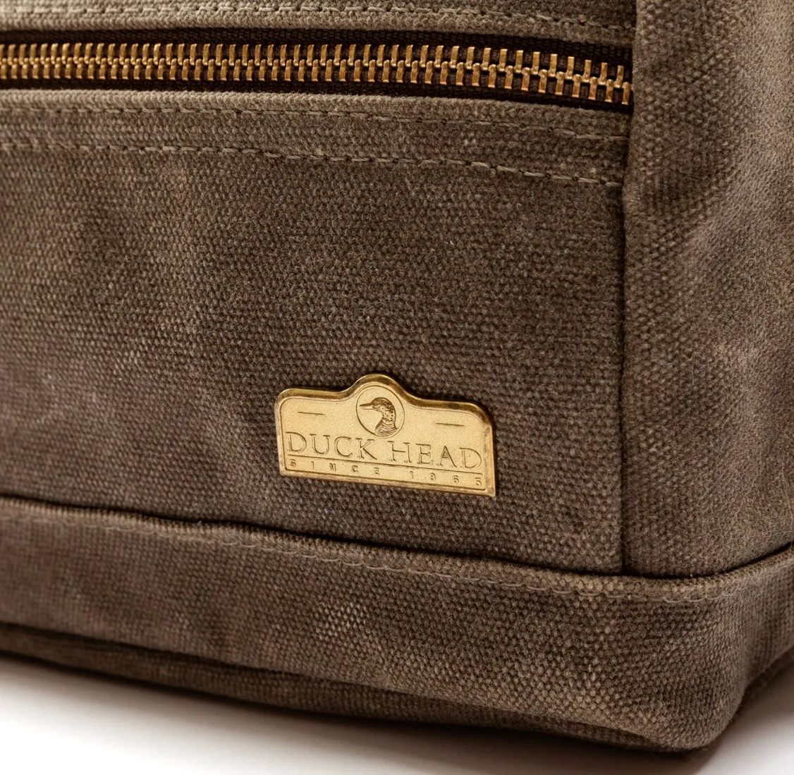Waxed Canvas Dopp Kit (Field Brown)